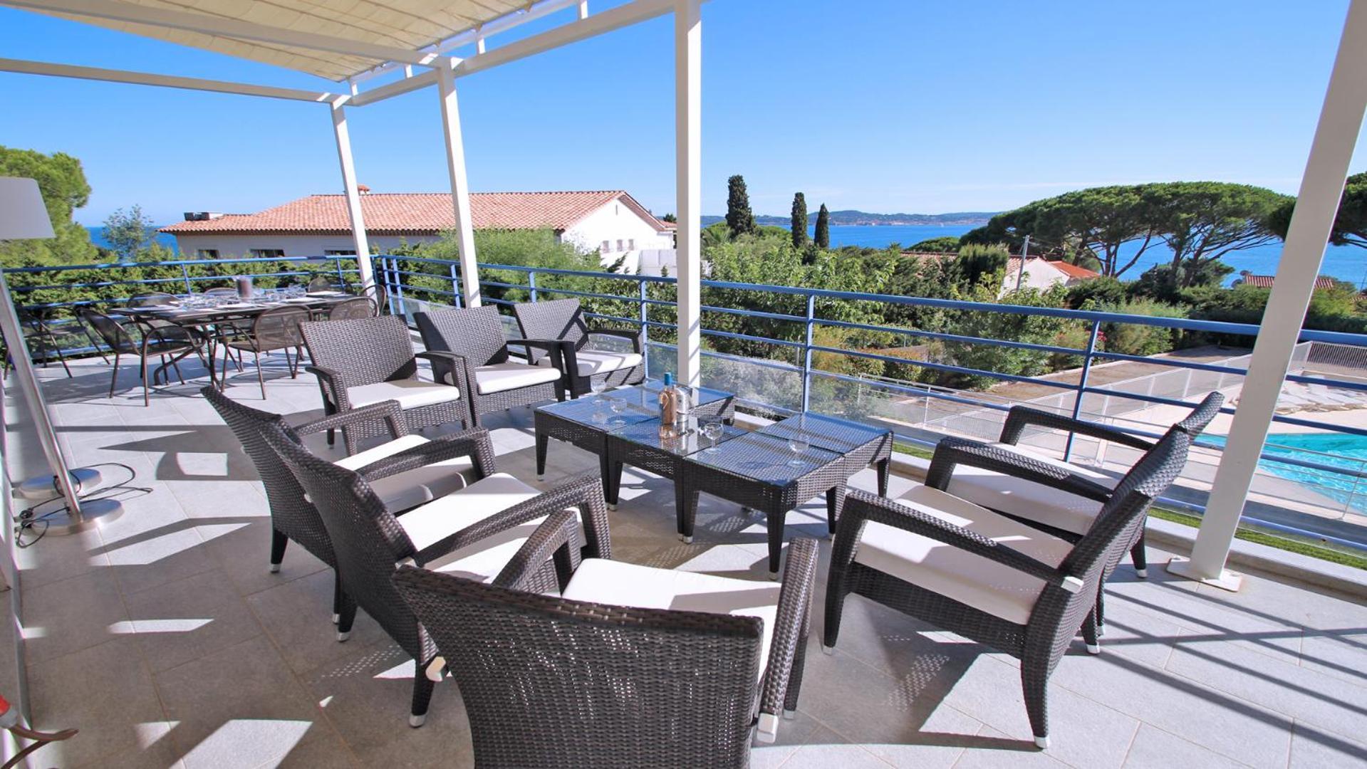 Les Terrasses De La Croisette Lägenhet Sainte-Maxime Exteriör bild